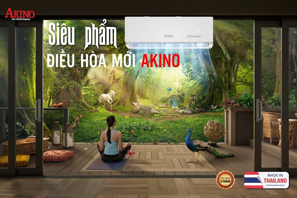 ĐIỀU HÒA AKINO ĐẾN TỪ THÁI LAN - SIÊU PHẨM MANG TÍNH ĐỘT PHÁ